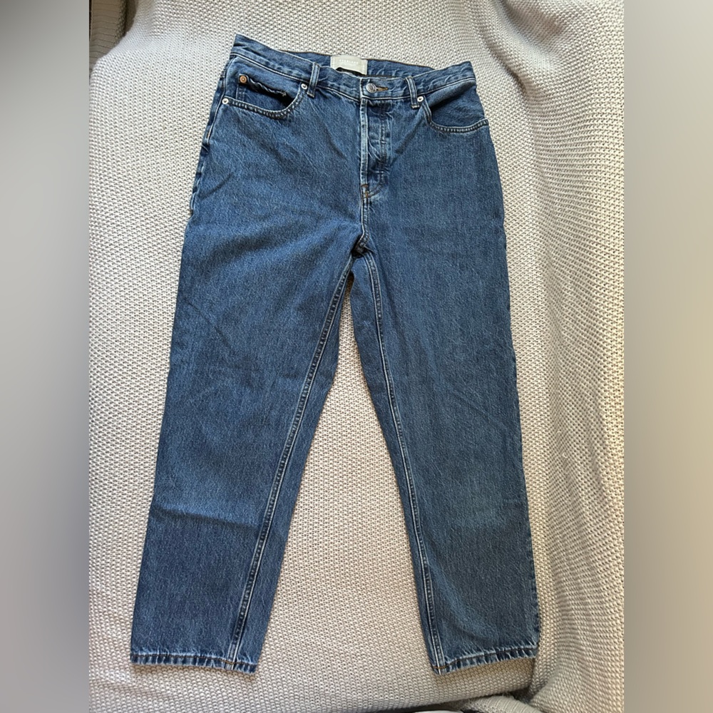 Everlane Women's The 90s Cheeky Jean Cropped in Blue